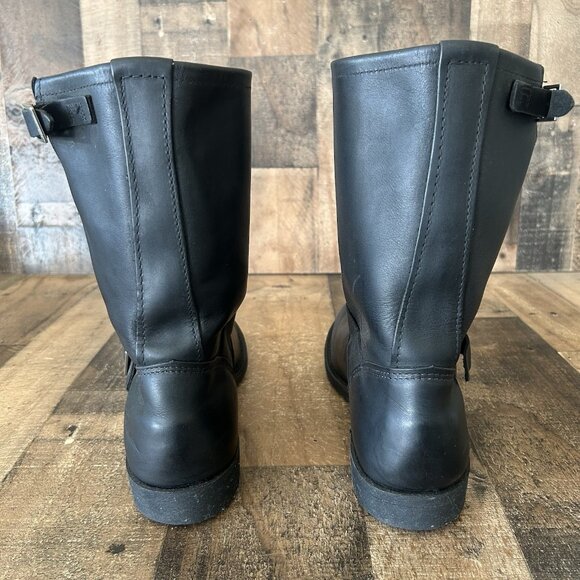 Red Wing X Indian Motorcycle 4312 Black Soft Toe Engineer Boots Mens 11 D - Picture 10 of 12